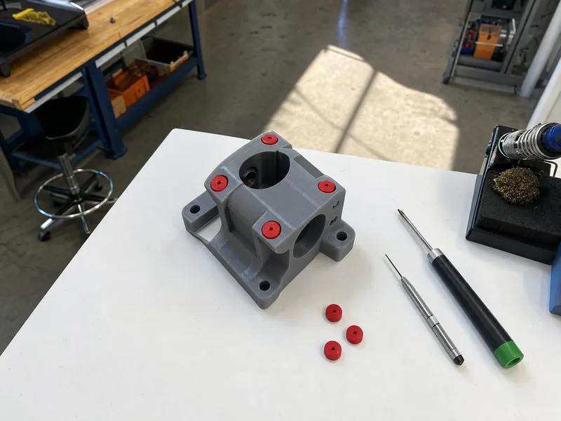 Контурный уплотнитель из TPU, уложенный в паз крышки корпуса